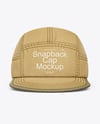 Ripstop Snapback Cap Mockup