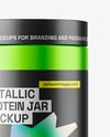 Metallic Protein Jar