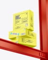 Paper Boxes on the Beams Mockup
