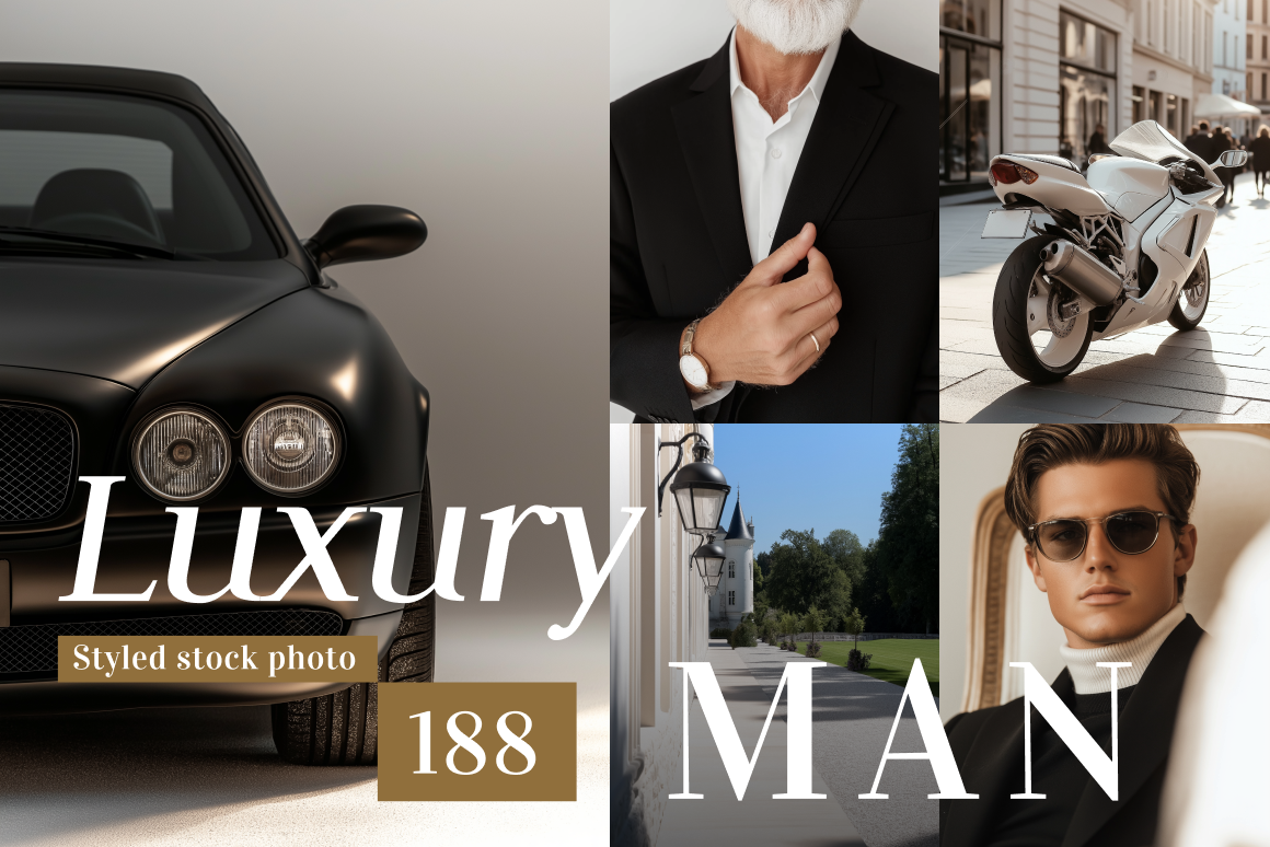 Luxury Man - 188 Images Bundle