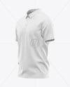 Men's Casual Polo Shirt Mockup
