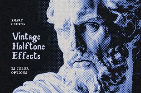 Vintage Halftone Effects - Add-Ons