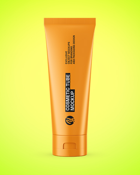 Matte Cosmetic Tube Mockup
