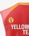 Training Sleeveless Jersey Mockup - Back View
