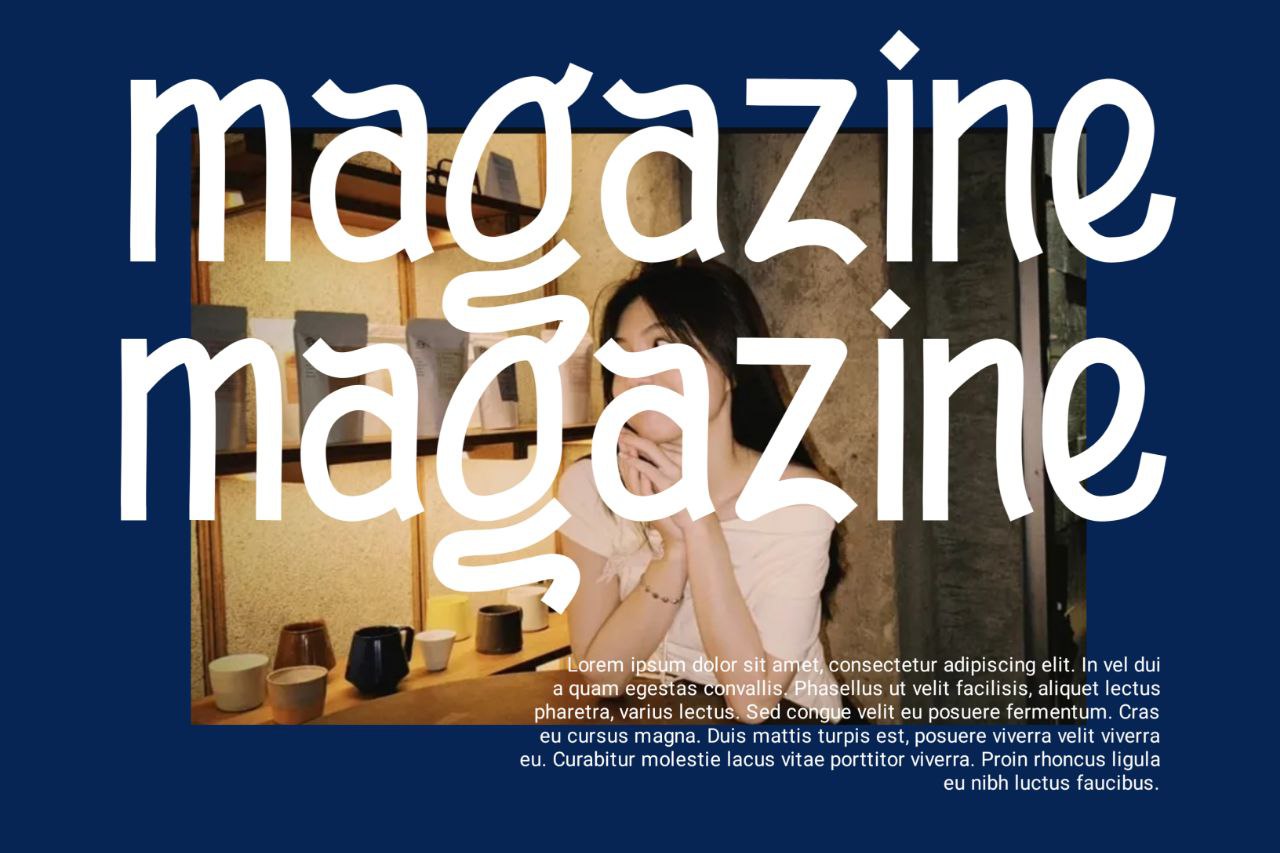 Hagelo - Sans serif font