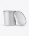 Kraft Paper Ice Cream Cup Mockup