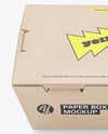 Kraft Paper Food Box Mockup