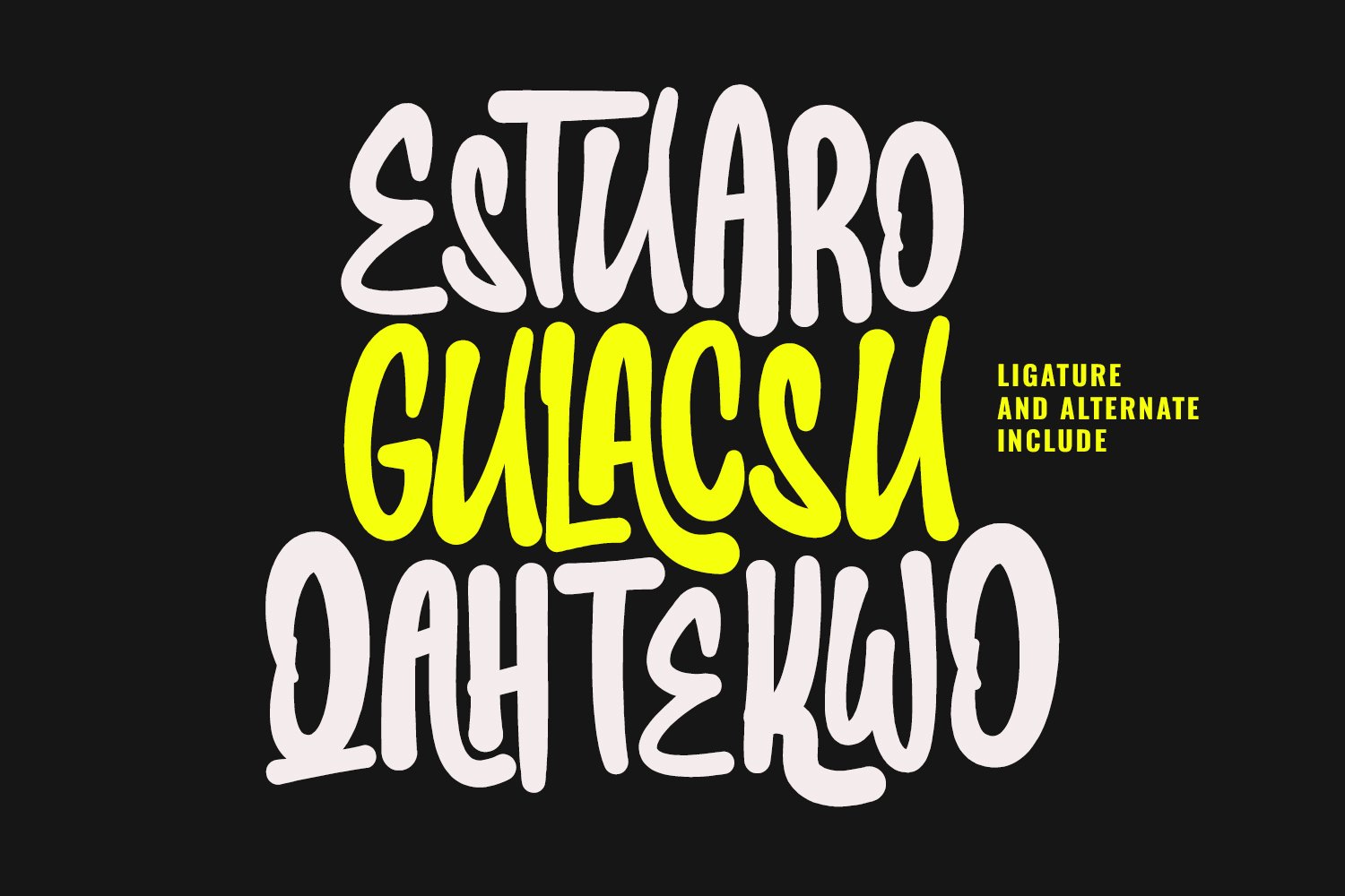 Tukah Melasick Bold Urban Street Display Font