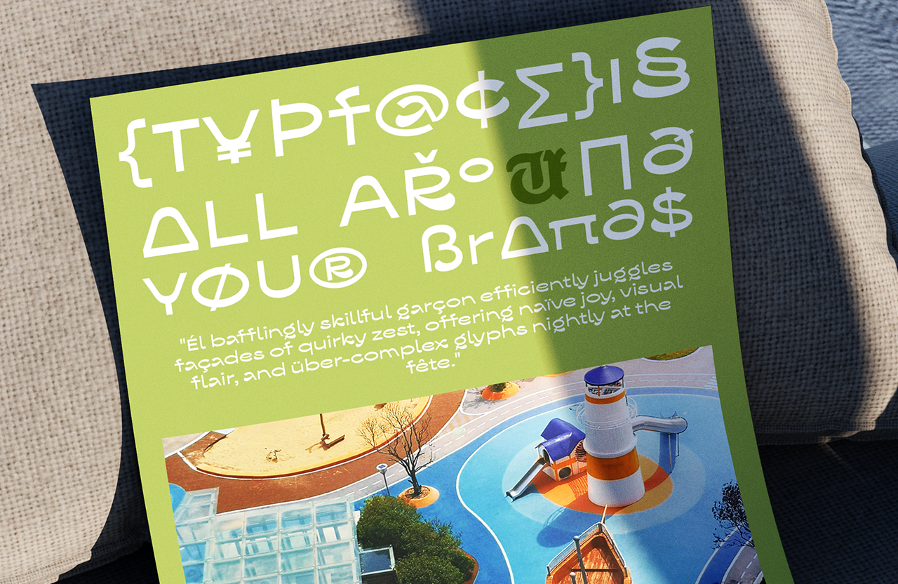 UT Sangeth - A Reverse Contrast Playful Sans