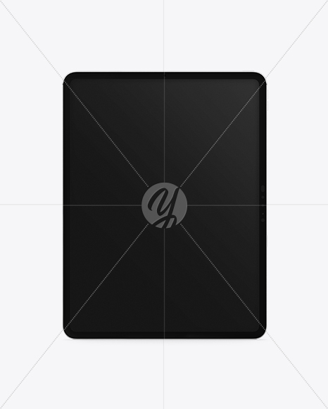 iPad Pro Vertical Mockup – Front View