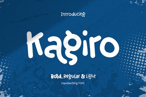 Kagiro Handwriting Family Font - Fonts