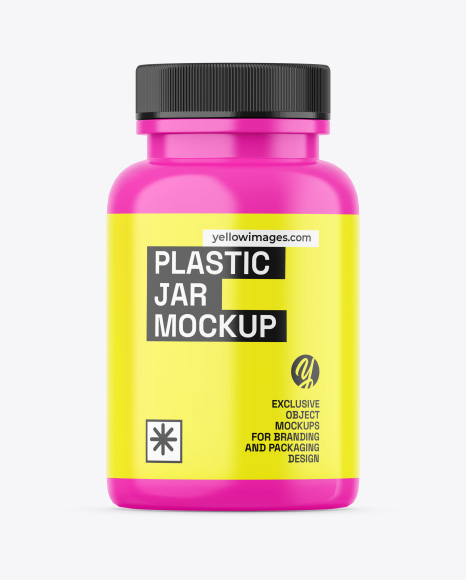 Glossy Supplement Bottle Mockup - Free+Supplement+Sport+Mockup