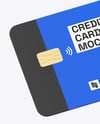 Credit Card Mockup – Side Top View