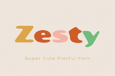 Zesty - Playful Font