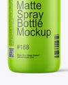 Matte Spray Bottle Mockup