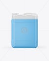 Transparent Plastic 5L Jerrycan Mockup