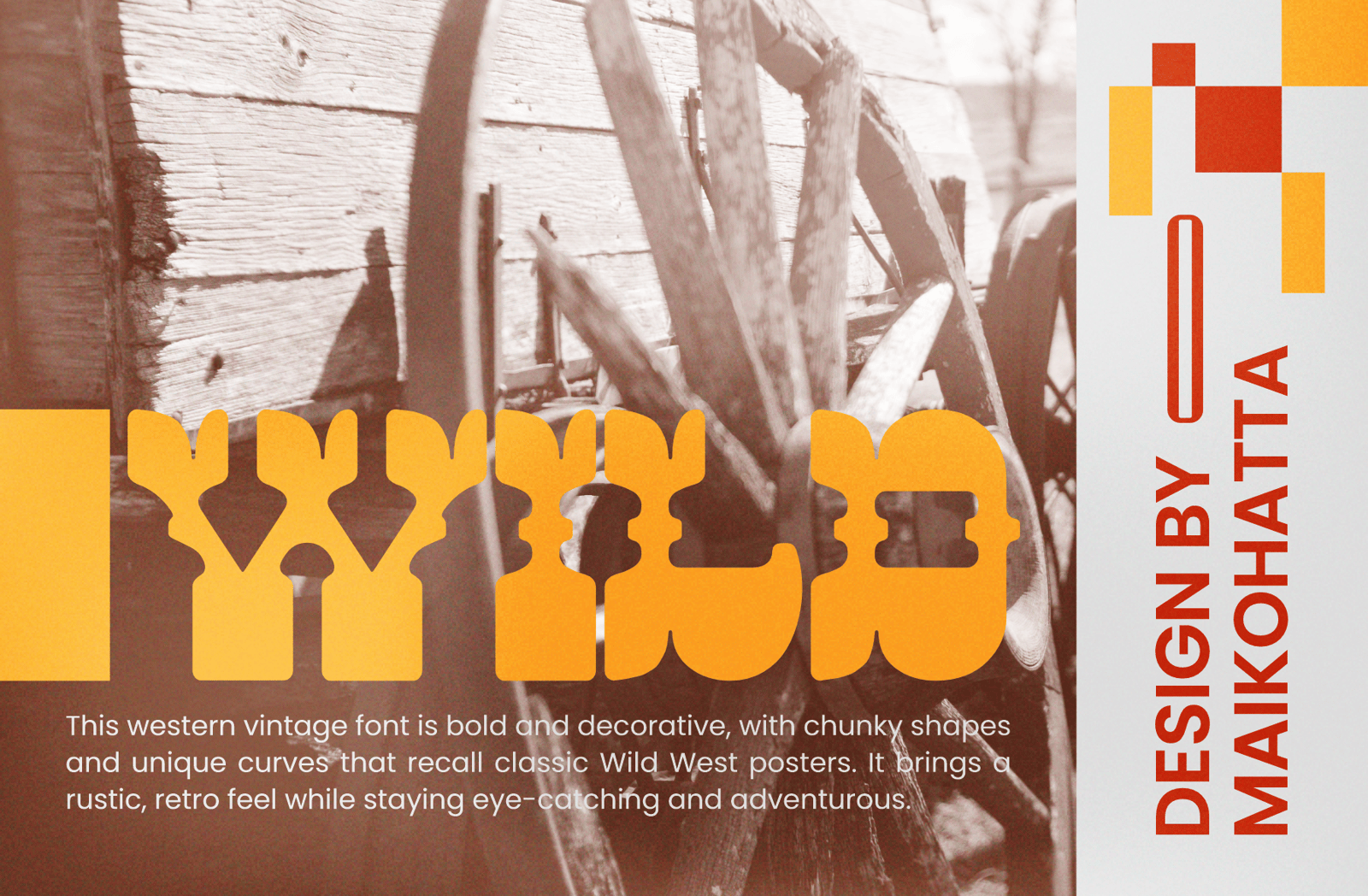 Gaider - Western Vintage Typeface