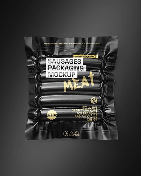 Transparent Sausages Pack Mockup