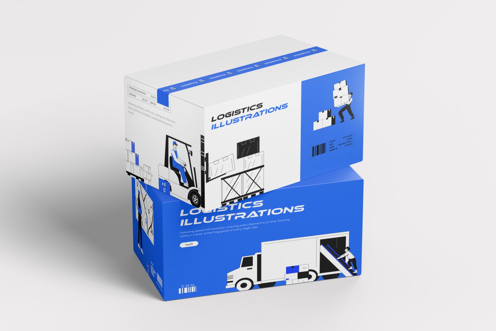 Logistic Shipping Illustration Art