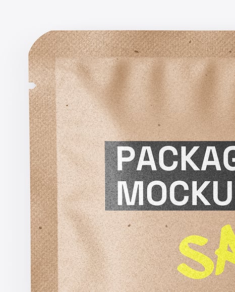 Kraft Sachet Mockup