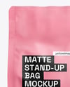 Matte Coffee Bag Mockup