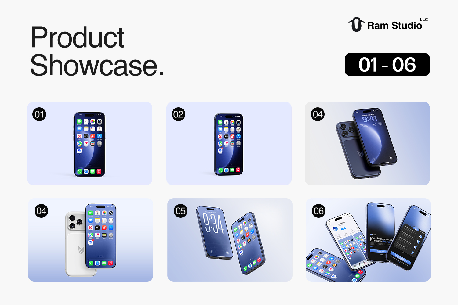 iPhone 17 Pro Max Mockup Set