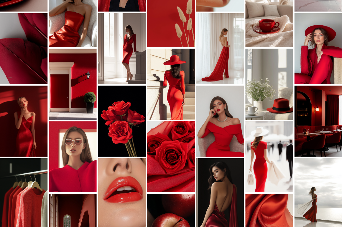 Red Aesthetic - 155 Images Bundle
