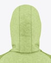 Men's Heather Hoodie Mockup - Back View