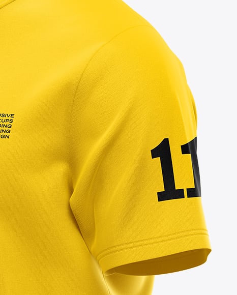 Men's Casual Polo Shirt Mockup