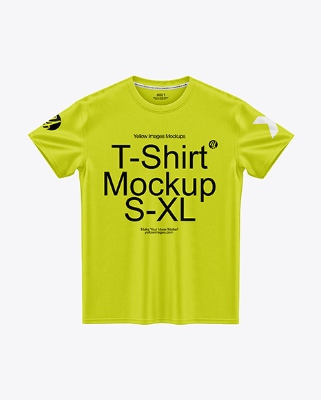 Crew Neck T-Shirt Mockup - Free+Folded+T+Shirt+Mockup+Mockup+Daddy