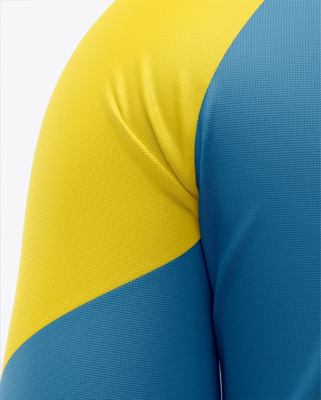 ¼ Zipper Mock Neck Long Sleeve Jersey