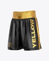 Boxing Shorts Mockup - Half Side View