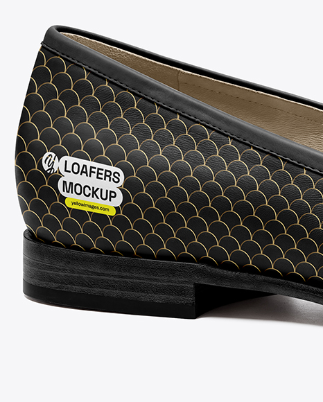 Women's Leather Loafer Mockup