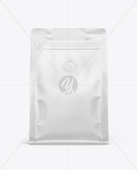 Matte Coffee Package Mockup