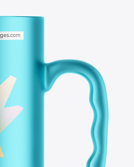 Matte Metallic Mug Mockup