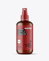Frosted Amber Spray Bottle Mockup