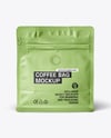 Matte Coffee Bag Mockup