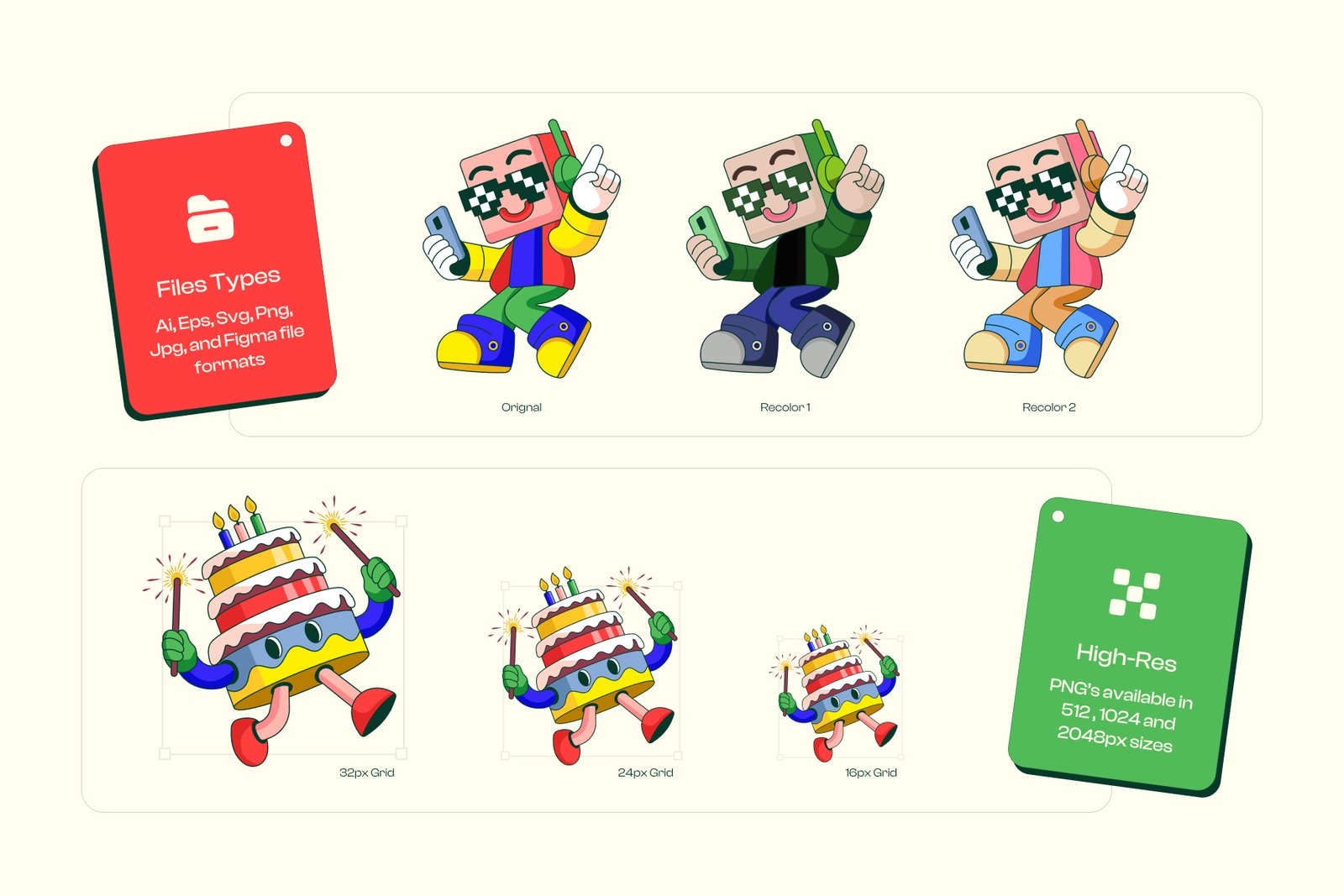 Everyday Bots Illustration Bundle