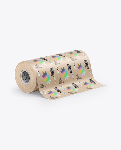 Kraft Paper Roll Mockup - Stationery mockups