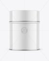 Glossy Tin Can Mockup