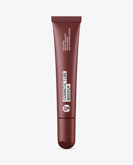 Matte Cosmetic Tube Mockup