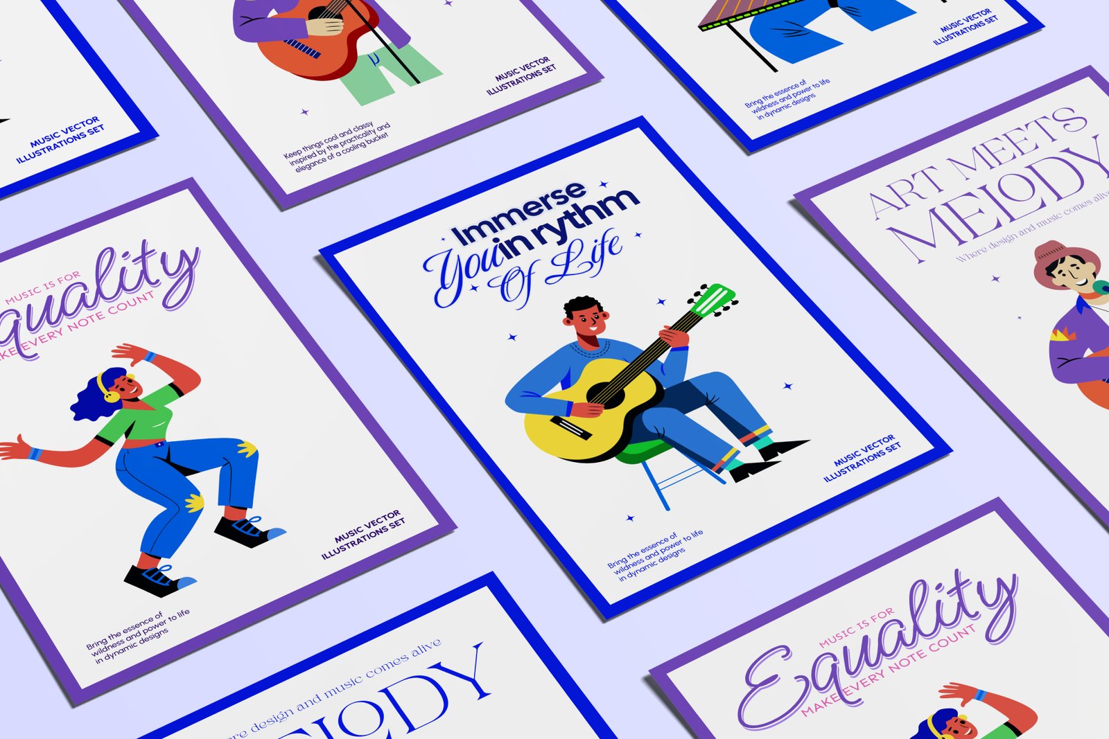 Music Vector Illustration Set