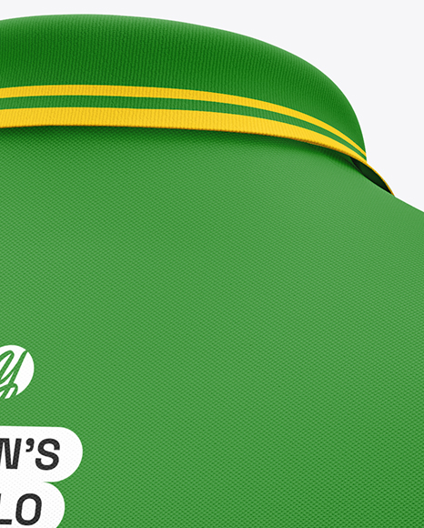 Men's Long Sleeve Polo Shirt Mockup