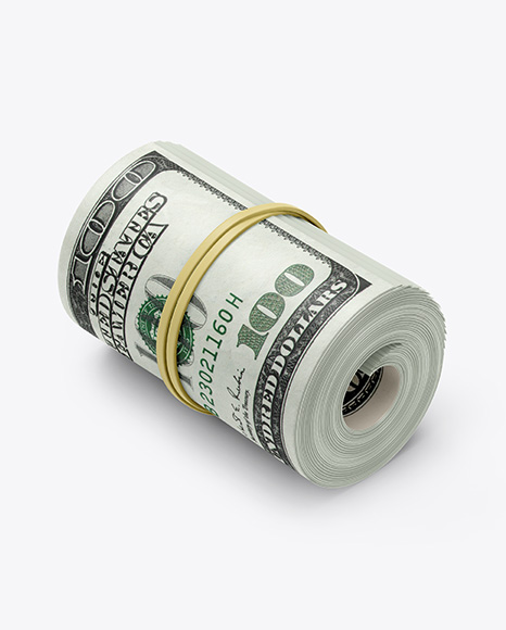 Money Roll Mockup
