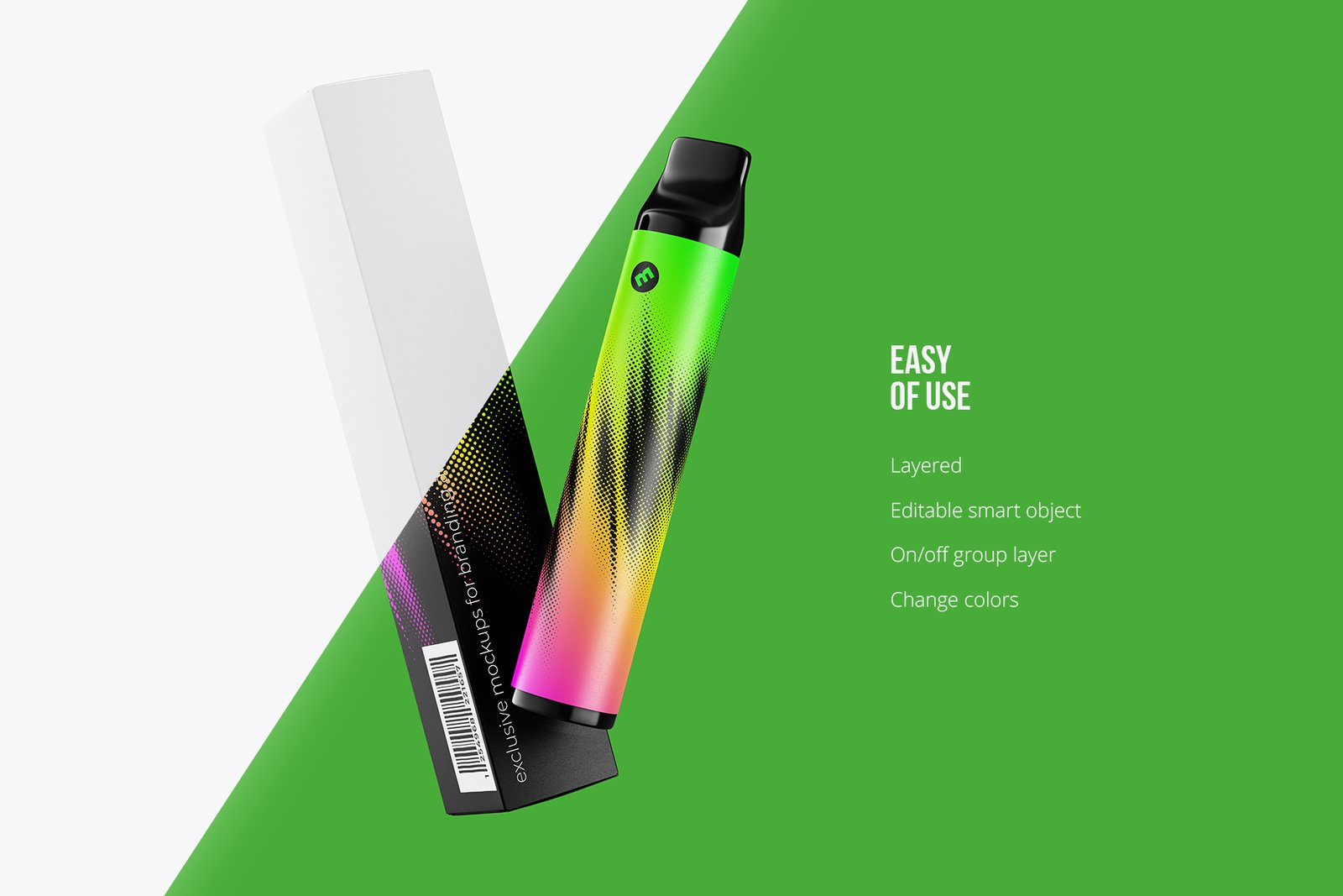 Vape E-liquid Device Mockup