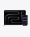 Apple MacBook Pro and iPhone 17 Pro Max Mockup