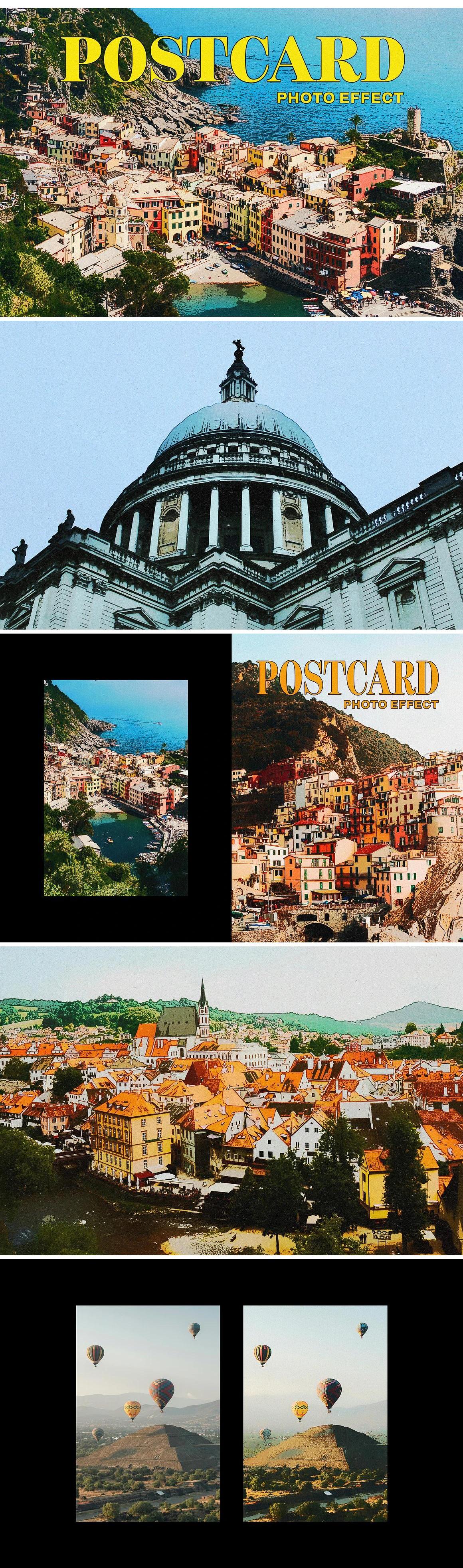 12-in-1 Vintage Postcard Effects Bundle