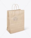 Kraft Paper Shopping Bag Mockup
