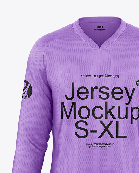 Raglan Long Sleeve Jersey - Front View