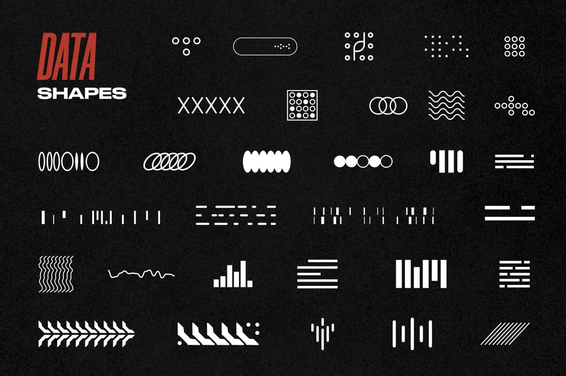 Cyber Y2K Shapes
